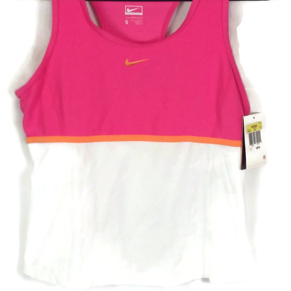 NIKE Performance Stay Dry Racerback Tank Top - Picture 2 of 5
